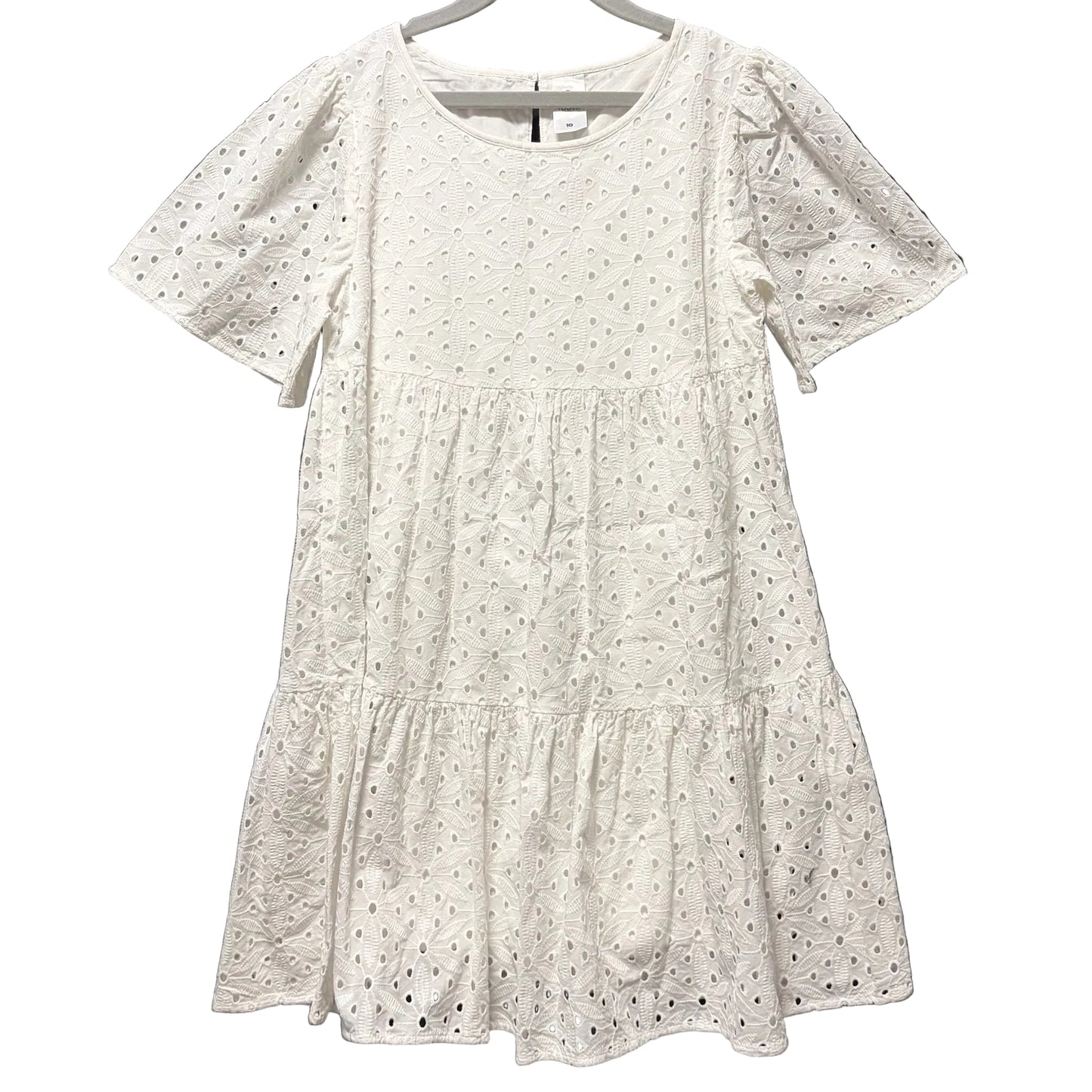 Target White Broderie Anglaise Party Dress Size 10