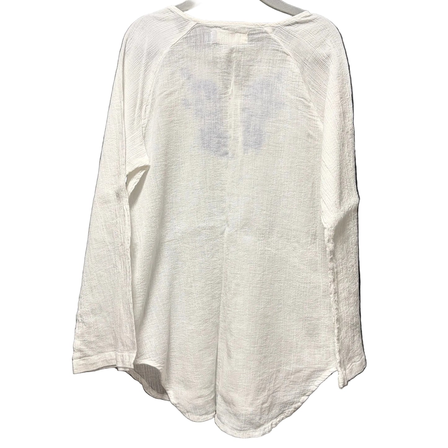 Young Hearts by Collette Dinnigan White & Blue Beach Shirt size 8