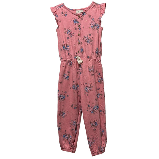 Next UK Girls Floral Jumpsuit size 2-3yrs
