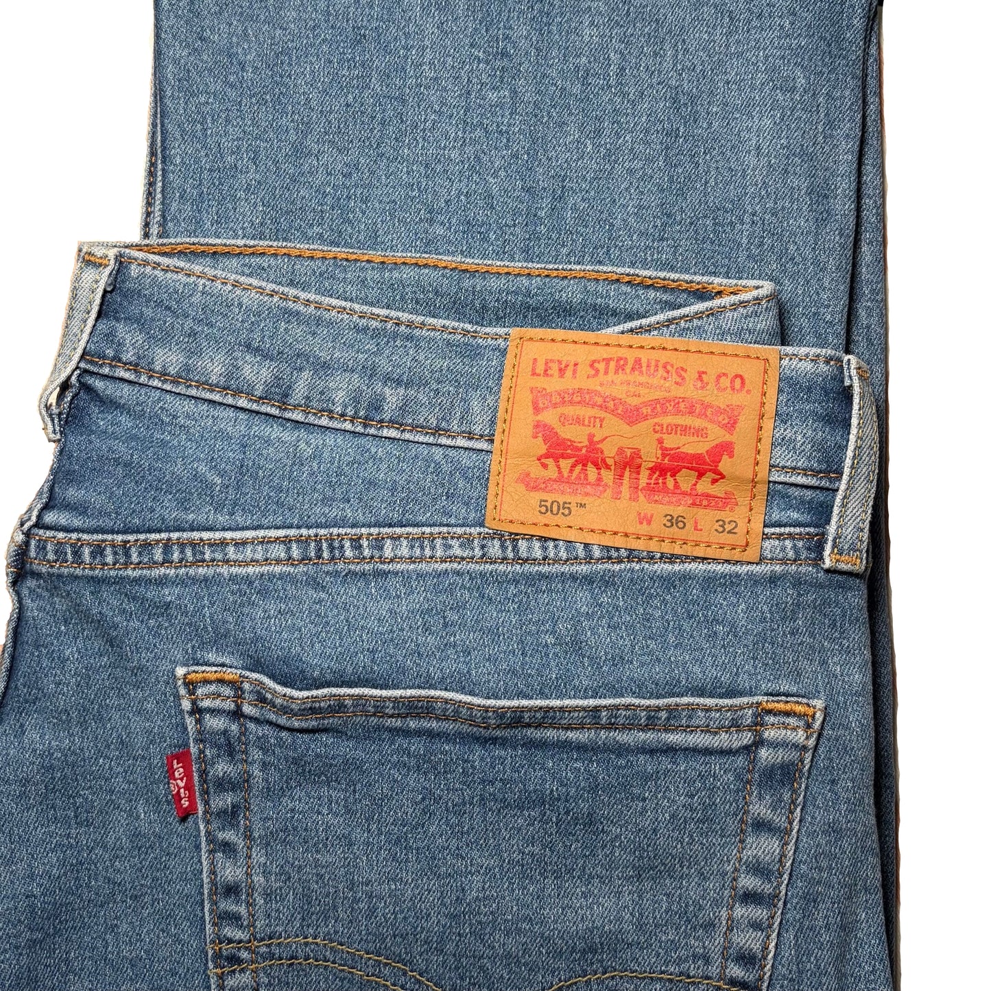 Levi's Men's Workwear 505 Regular Jeans - VARIOUS SIZES & COLOURS