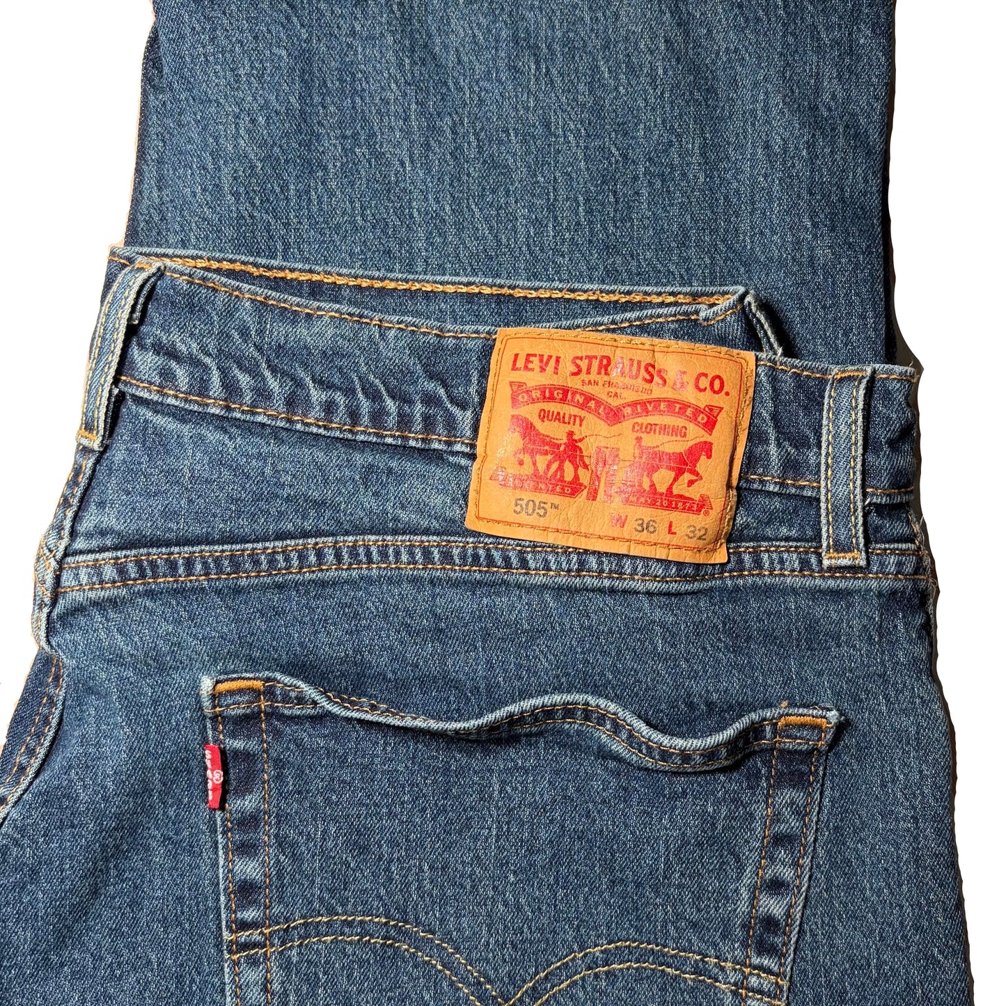 Levi's Men's Workwear 505 Regular Jeans - VARIOUS SIZES & COLOURS