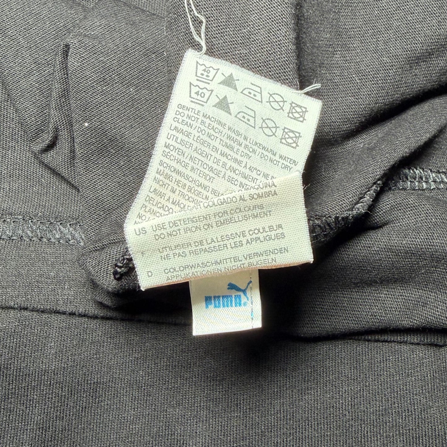 Authentic Puma Scuderia Ferrari Kids T-shirt - Black - size US M | UK 26/28