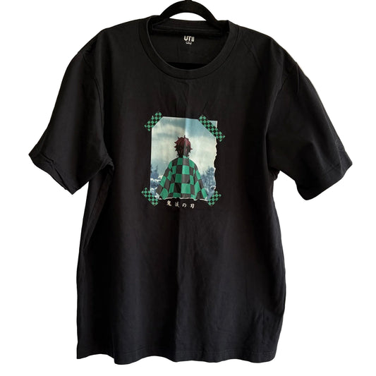 Uniqlo UT x Demon Slayer Tanjiro Tee - Black - Men’s Large