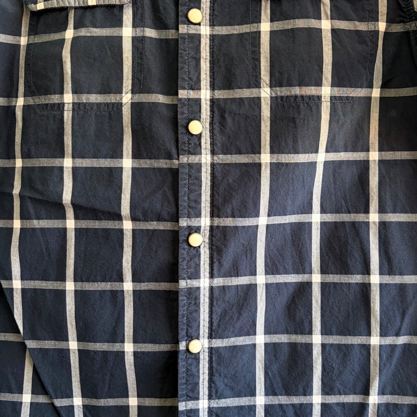 H&M Boys Regular Fit Short Sleeve Gingham Check Shirts - size 13-14 VARIOUS OPTIONS