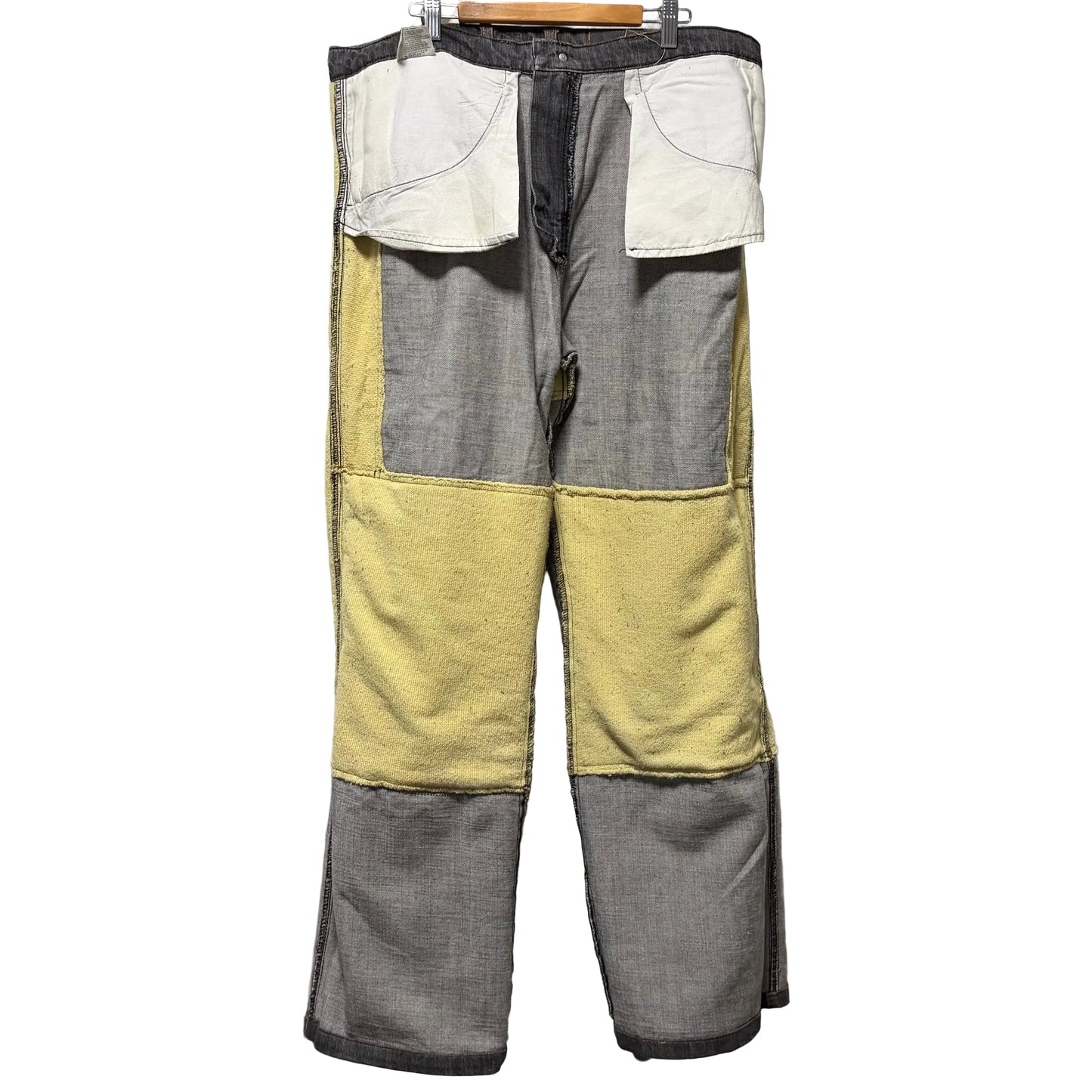 Vintage Draggin Men's Black Jeans - Safety Lined/Patented Aussie Biker Denim Size 36