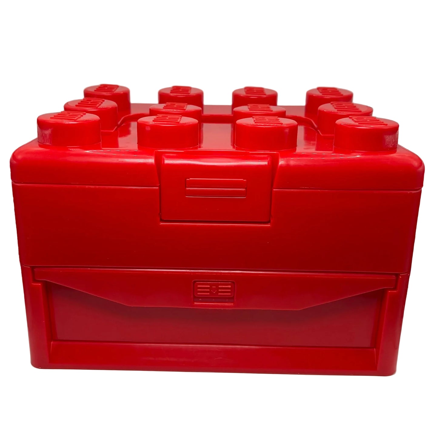 LEGO 2011 Elements Red Brick Storage Carry Case with Drawer & Handle