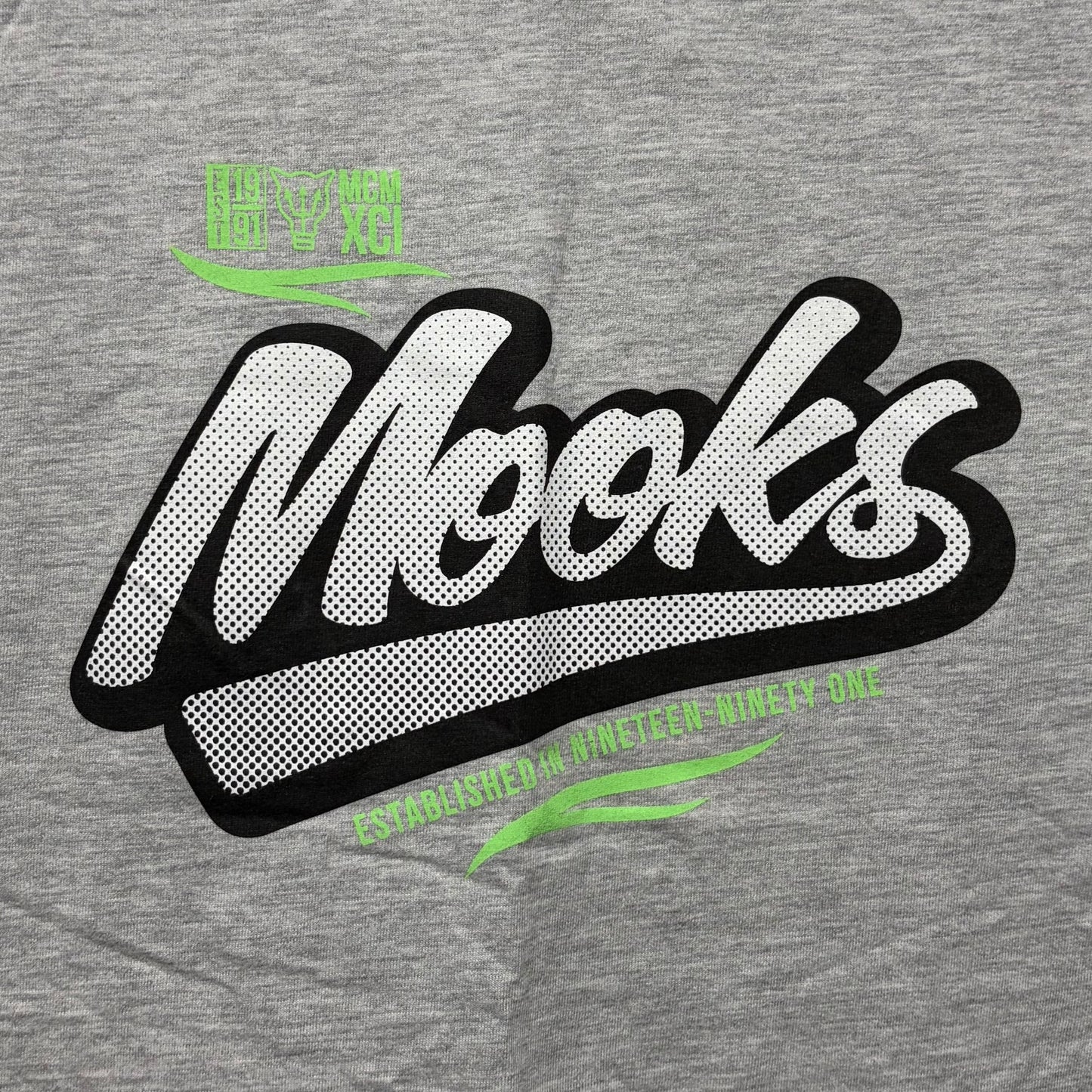 NEW MOOKS Boys Logo Short Sleeve T-shirt - size 10