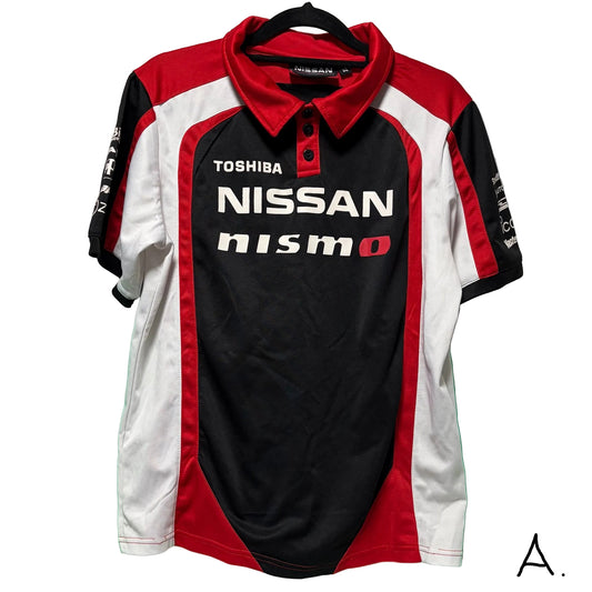 Nissan Nismo V8 Supercars Boys Short Sleeve Polo Shirt size 14