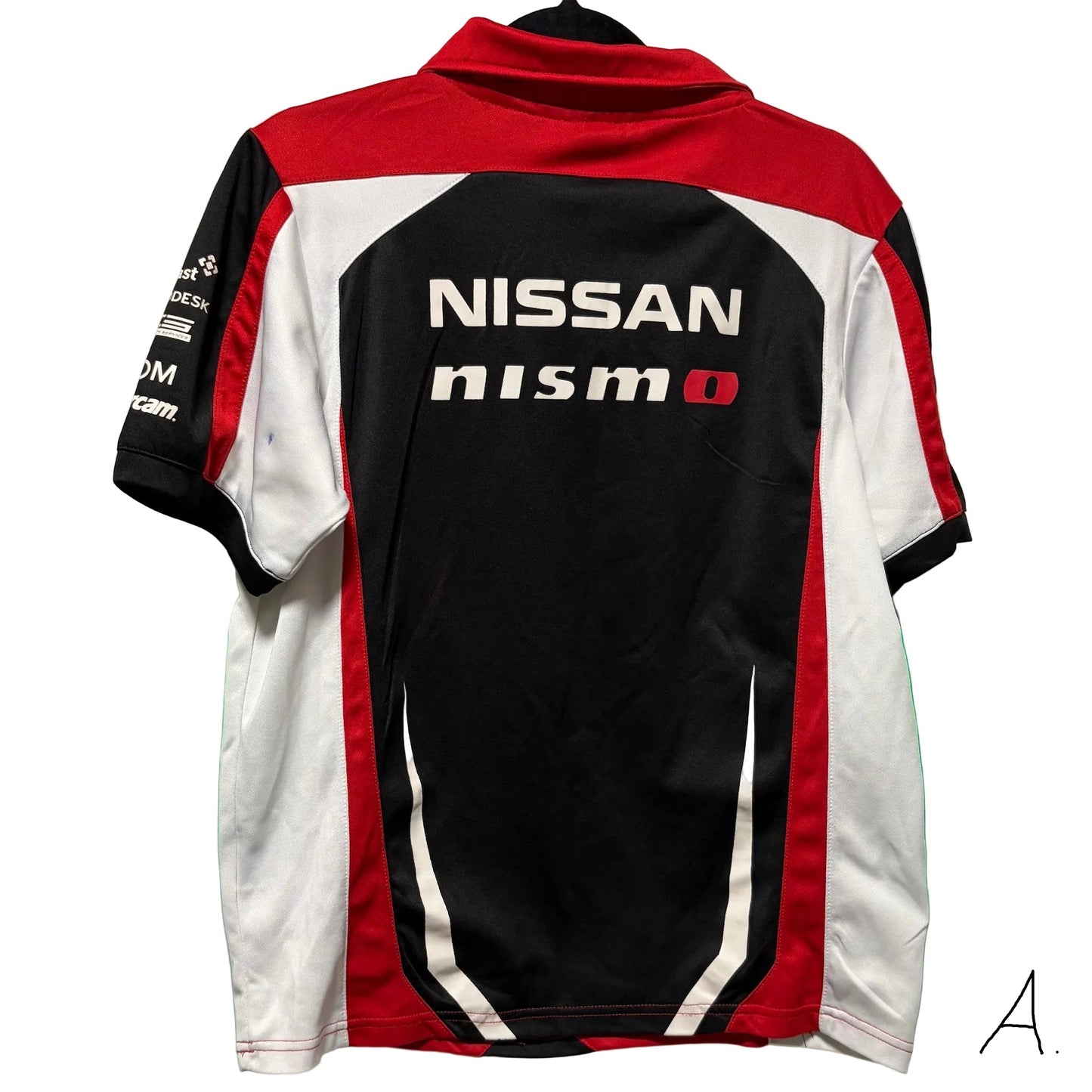 Nissan Nismo V8 Supercars Boys Short Sleeve Polo Shirt size 14