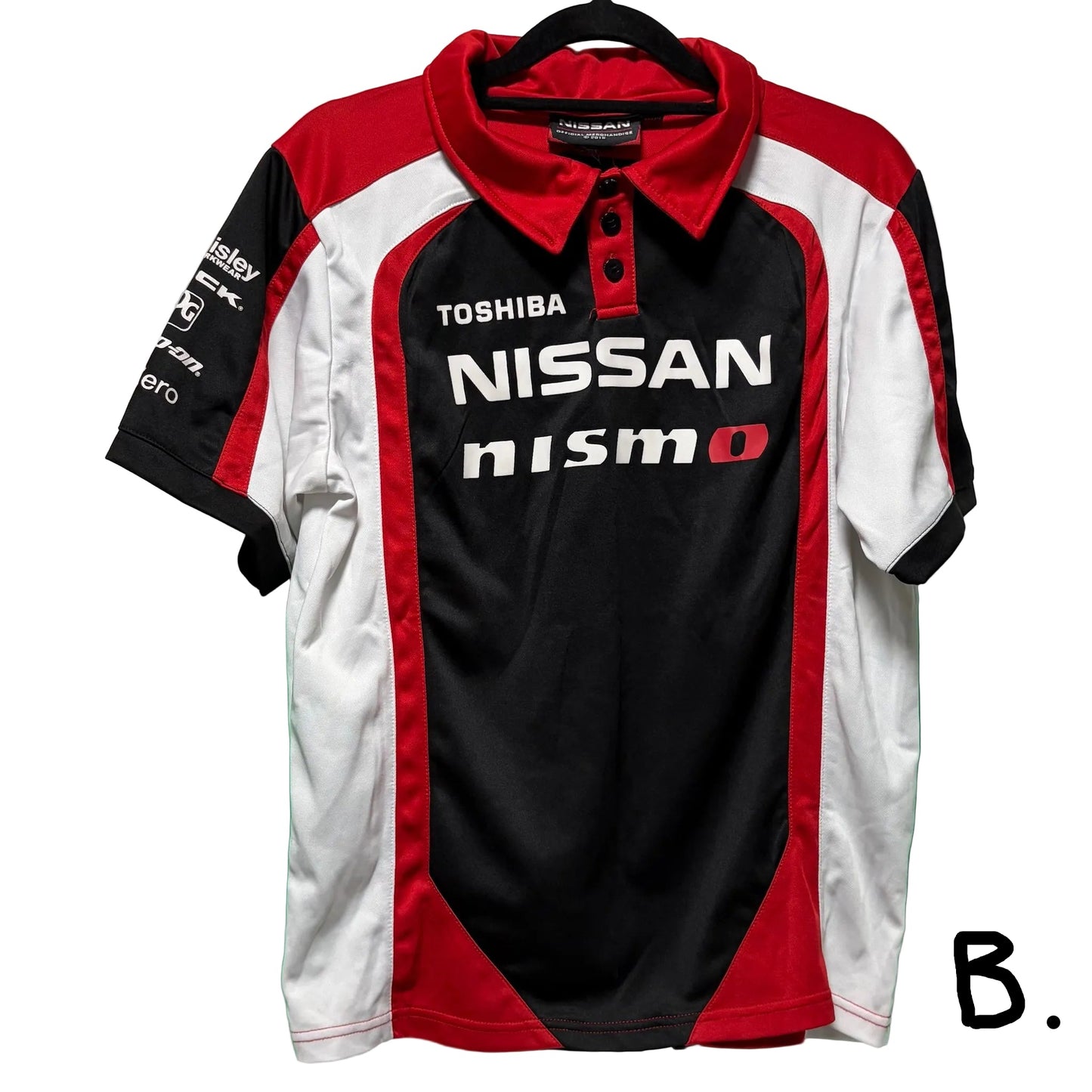Nissan Nismo V8 Supercars Boys Short Sleeve Polo Shirt size 14