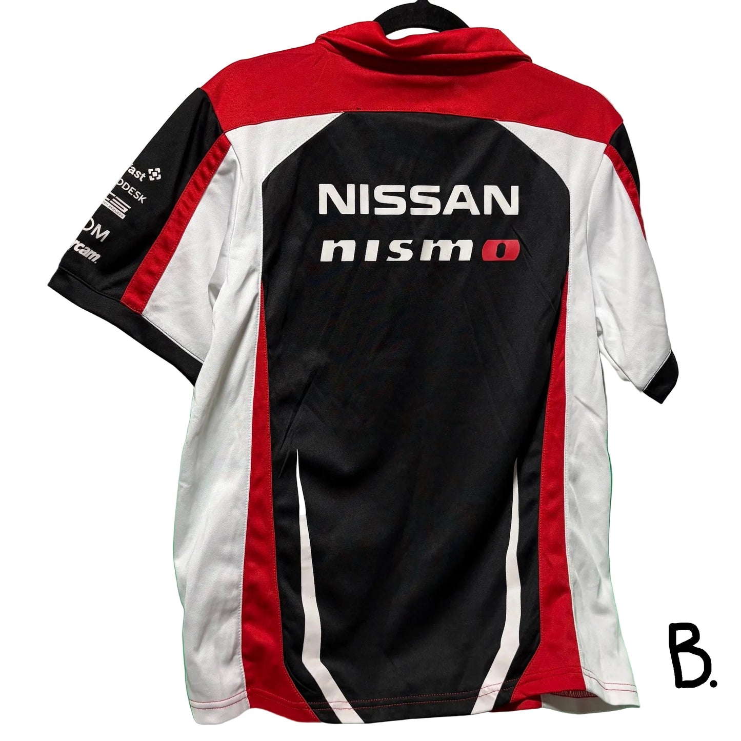 Nissan Nismo V8 Supercars Boys Short Sleeve Polo Shirt size 14