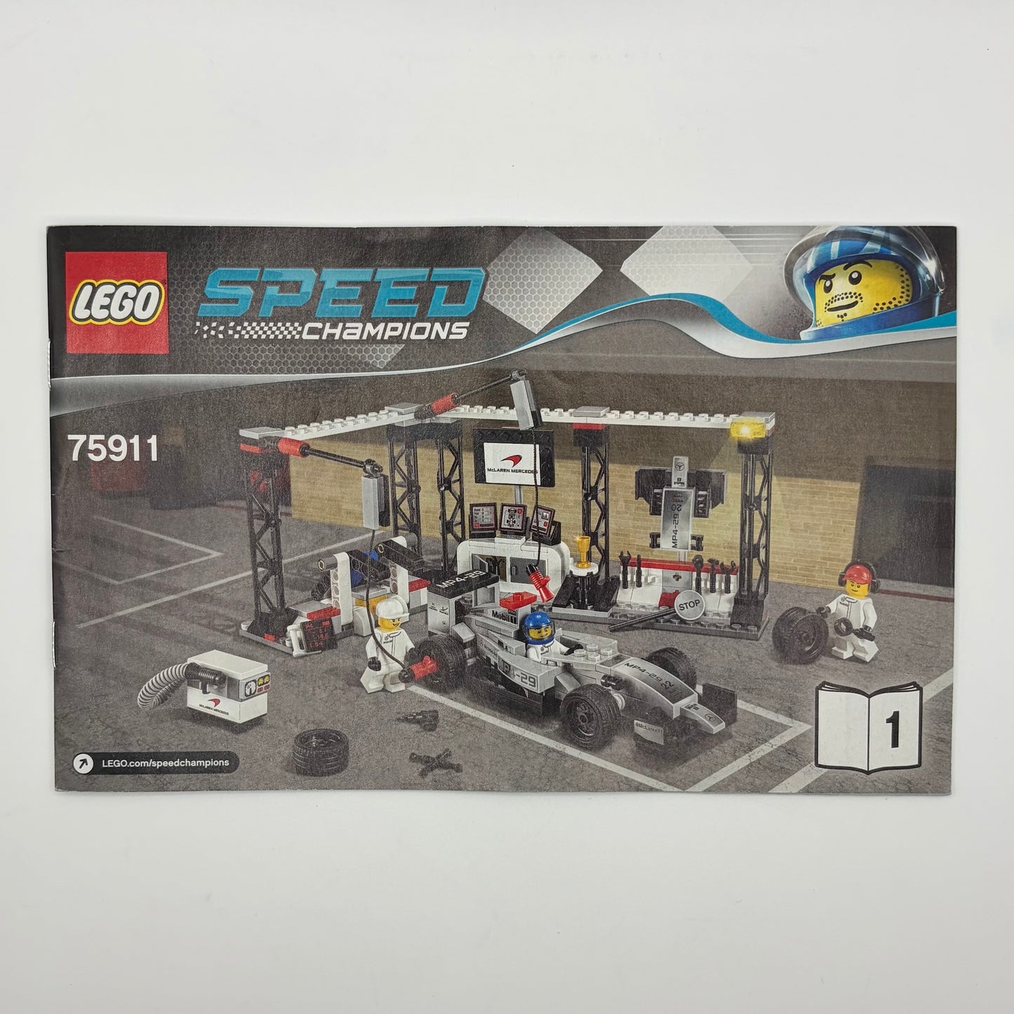 LEGO 75911 Speed Champions McLaren Mercedes Pit Stop