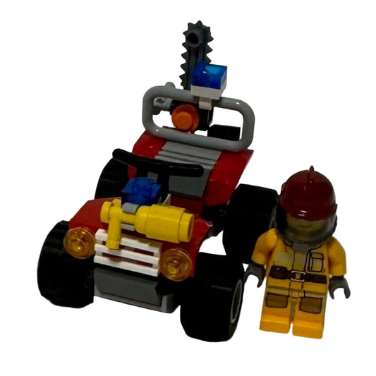 LEGO CITY 4427 Fire ATV - 100% Complete with Instructions - RETIRED