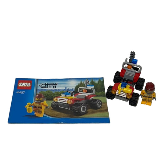 LEGO CITY 4427 Fire ATV - 100% Complete with Instructions - RETIRED